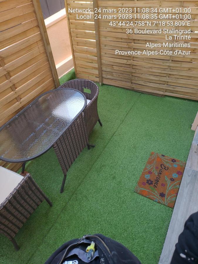 Studio 1 A La Trinite Proche De Nice, Monaco Et L'Italie מראה חיצוני תמונה